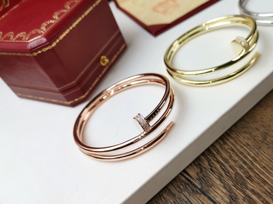 Aura JUSTE BRACELET 3.5MM DOUBLE ROW DIAMOND