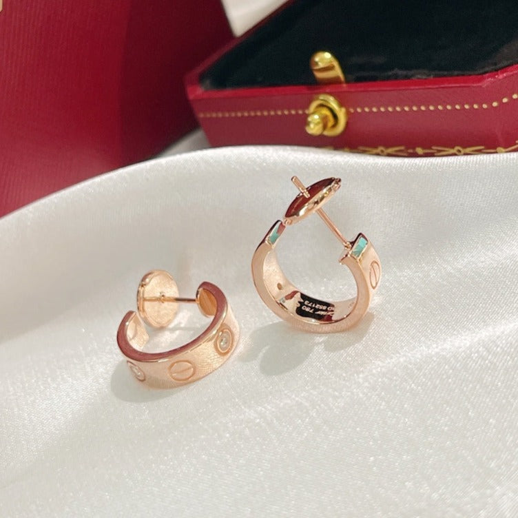 Aura LOVE EARRINGS 5.7MM 2 DIAMONDS