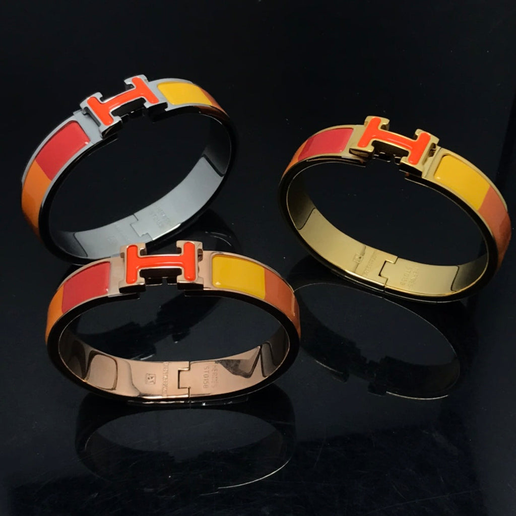 Aura H ARMBAND ORANGE REGENBOGEN KERAMIK