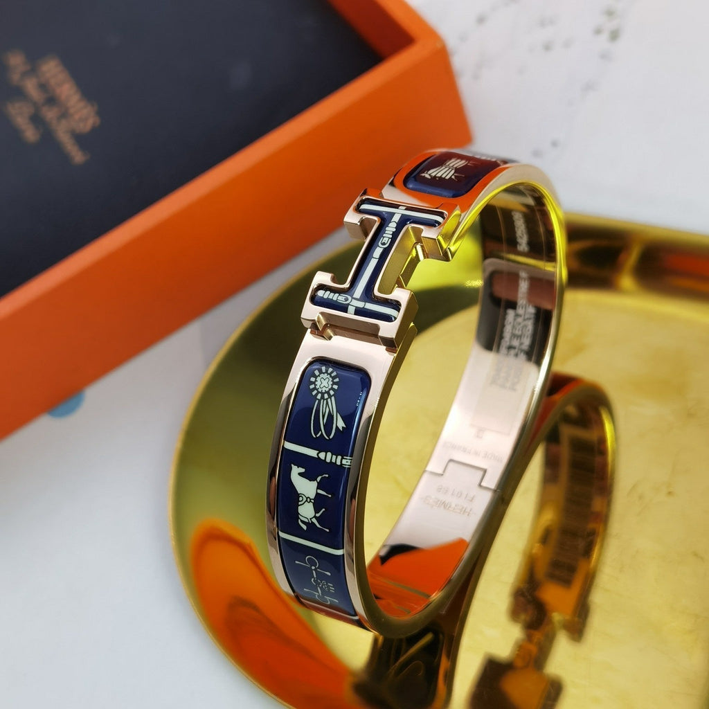 Aura H DECKEN DUNKELBLAUES ARMBAND