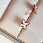 Aura STAR MOP PINK GOLD OHRRINGE