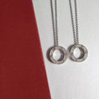 Aura LOVE NECKLACE ADJUSTABLE SILVER