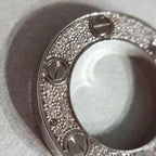 Aura LOVE NECKLACE ADJUSTABLE SILVER