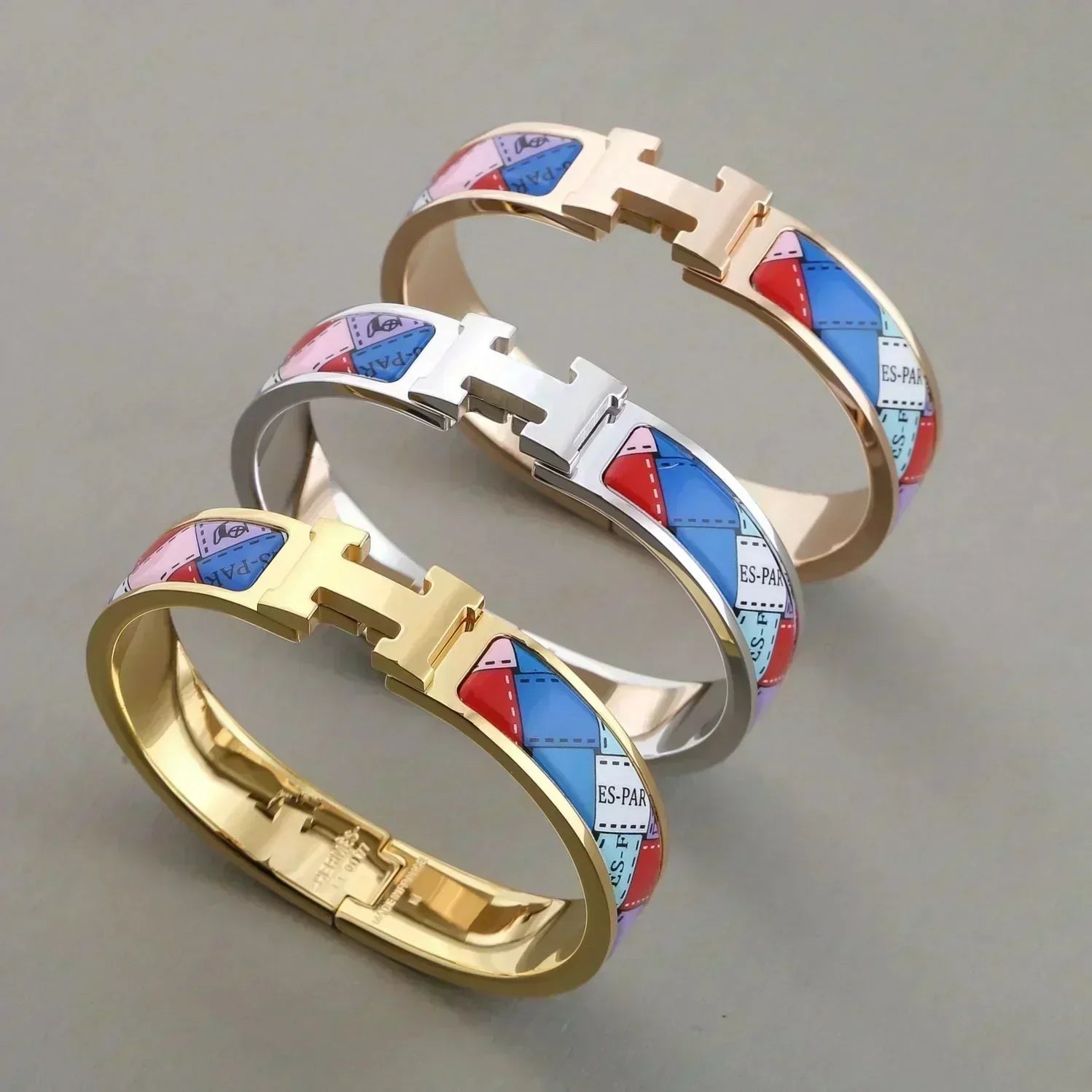 Aura H BRACELET DOTTED BORDER 12MM