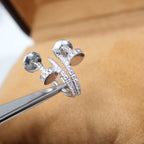 Aura JUSTE EARRINGS 12.75MM SILVER DIAMOND