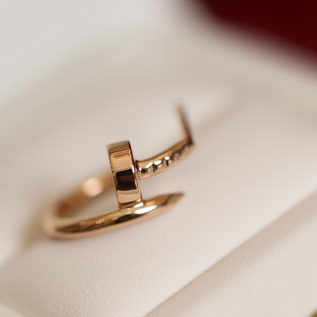 Aura JUSTE EARRINGS PINK GOLD