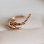 Aura JUSTE EARRINGS PINK GOLD