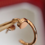 Aura JUSTE EARRINGS PINK GOLD