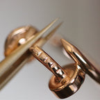 Aura JUSTE EARRINGS PINK GOLD