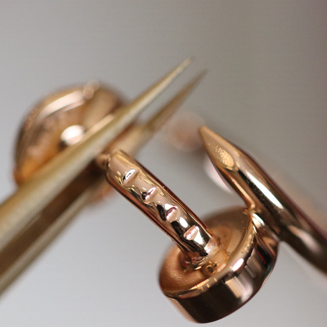 Aura JUSTE EARRINGS PINK GOLD