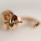 Aura JUSTE EARRINGS PINK GOLD