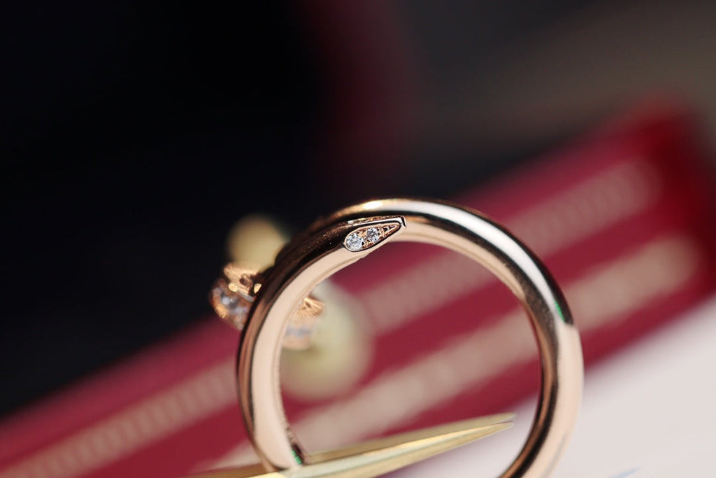 Aura JUSTE RING 2.65MM PINK GOLD DIAMOND