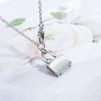 Aura AMULETTE PEDANT SILVER NECKLACE