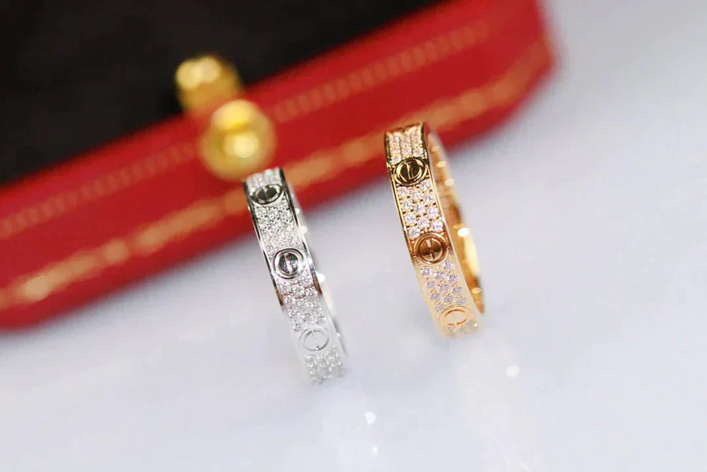 Aura LOVE RING 3.6MM DIAMOND PAVED