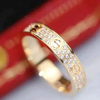 Aura LOVE RING 3.6MM DIAMOND PAVED