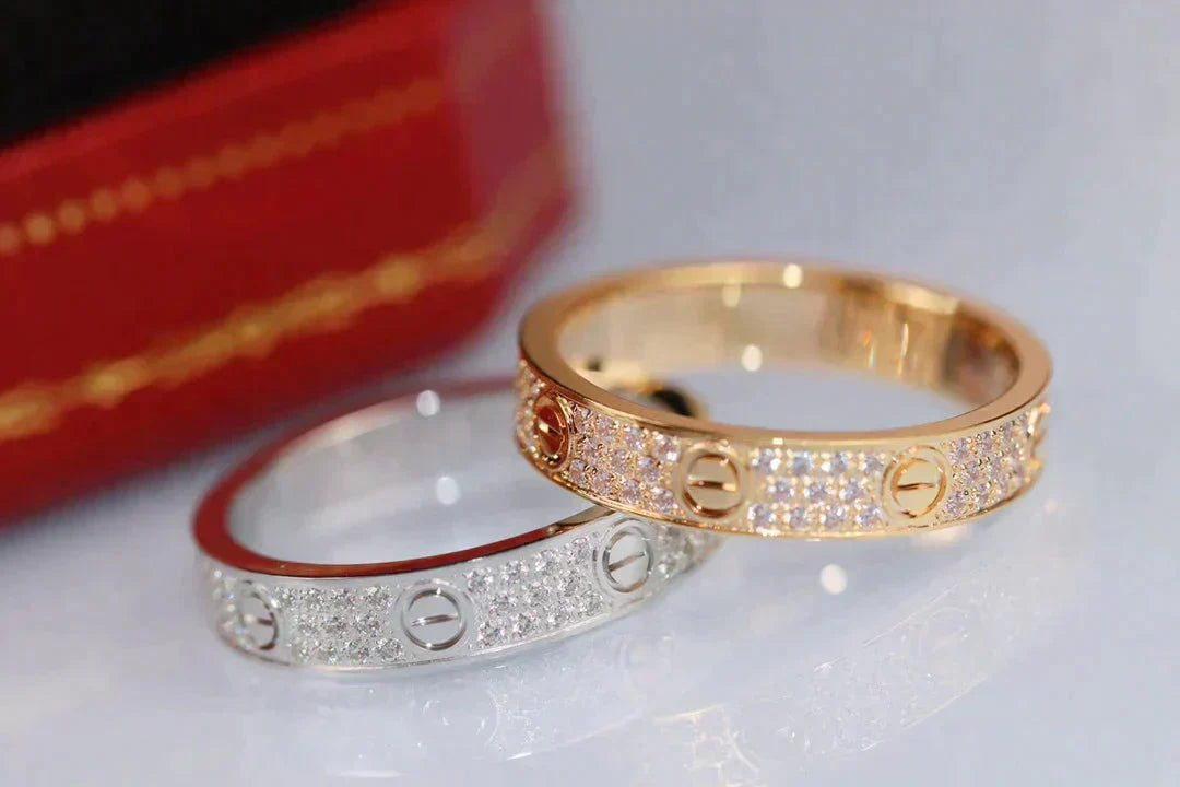 Aura LOVE RING 3.6MM DIAMOND PAVED