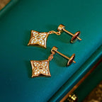 Aura STAR DIAMONDS EARRINGS GOLD