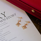 Aura STAR DIAMONDS EARRINGS GOLD