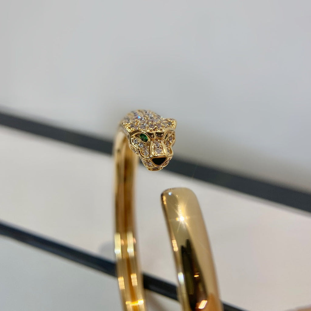 Aura PANTHERE GOLD DIAMANT OFFENER ARMBREIF
