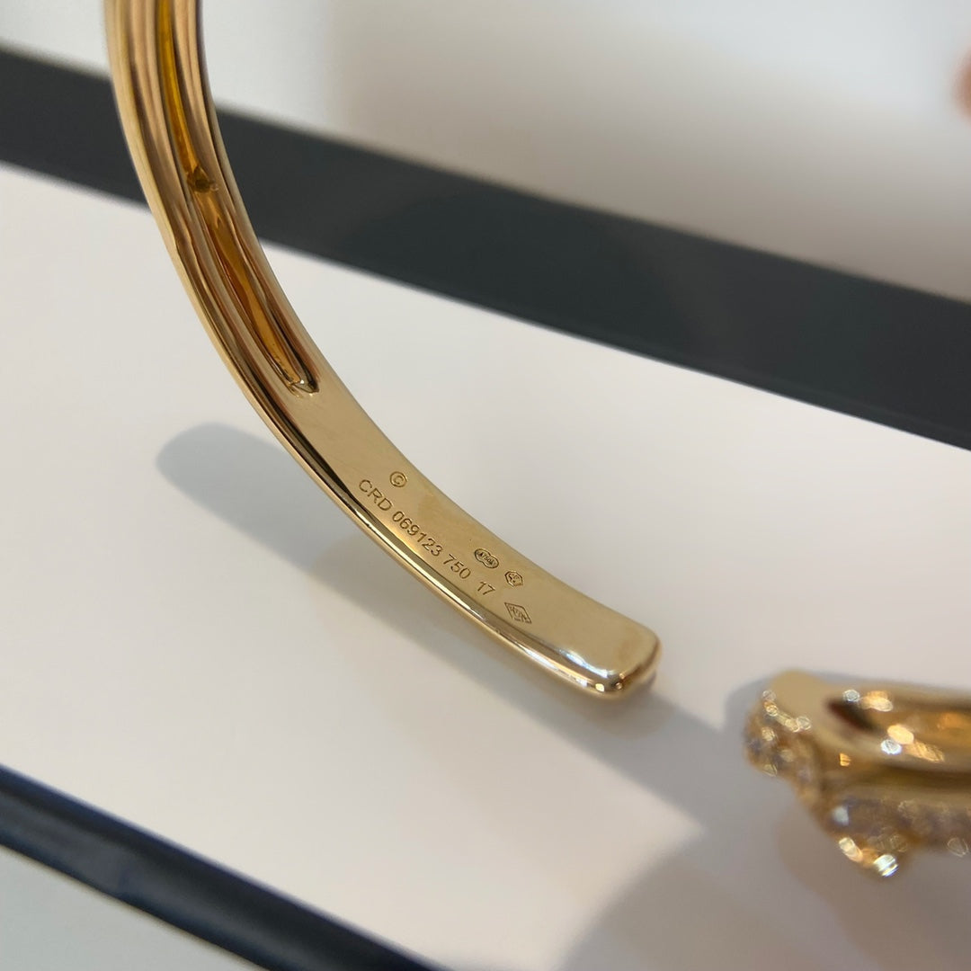 Aura PANTHERE GOLD DIAMANT OFFENER ARMBREIF