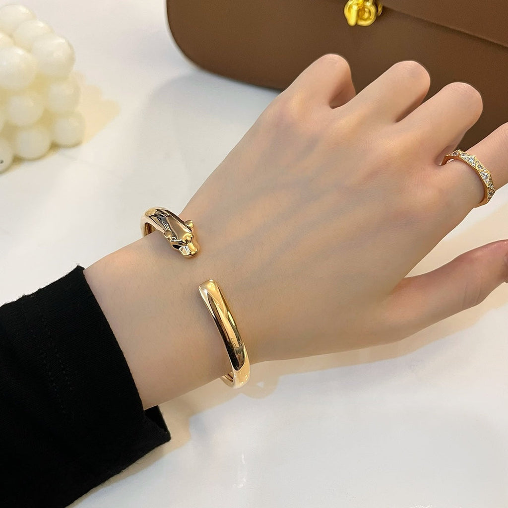 Aura PANTHERE GOLD OPEN BRACELET