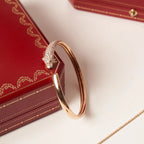 Aura PANTHERE ROSÉGOLD DIAMANT OFFENER ARMREIF