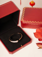 Aura PANTHERE ROSÉGOLD DIAMANT OFFENER ARMREIF