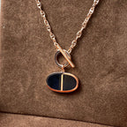 Aura CHAINE VERSO BLACK CERAMIC NECKLACE