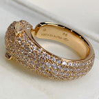 Aura PANTHERE PINK GOLD DIAMOND RING