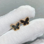 Aura BUTTERFLY DARK MOP  EARRINGS
