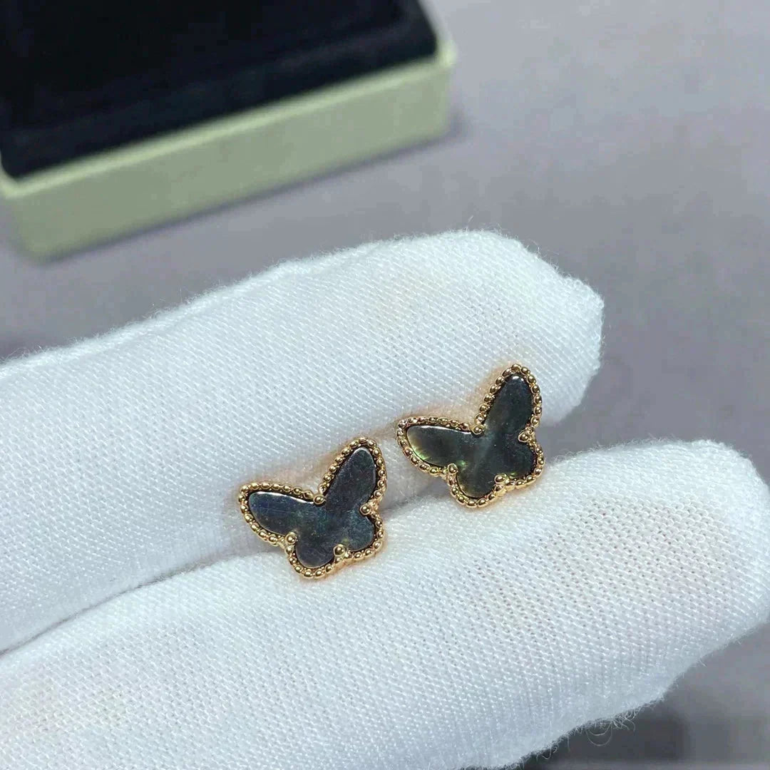 Aura BUTTERFLY DARK MOP  EARRINGS