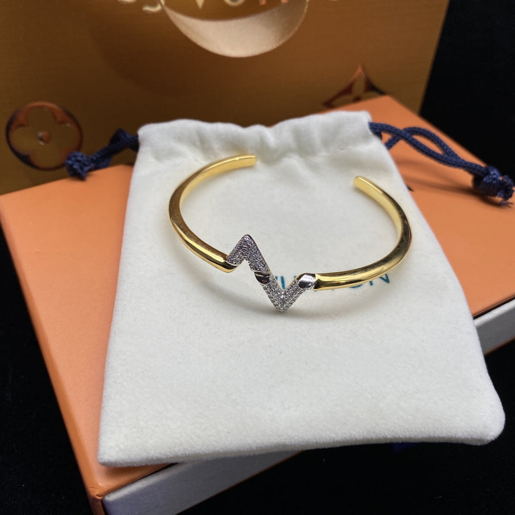 Aura VOLTE UPSIDE DOWN DIAMOND GOLD OFFENER ARMBREIF