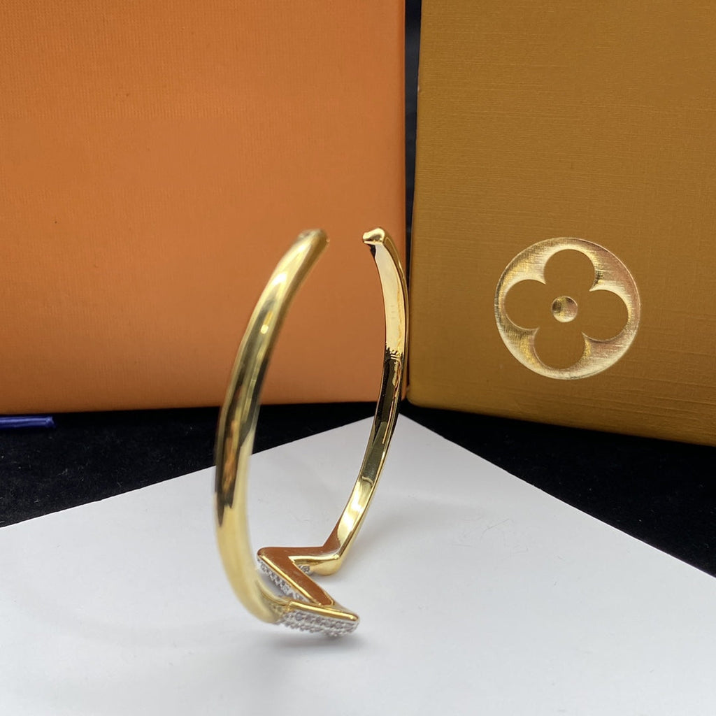 Aura VOLTE UPSIDE DOWN DIAMOND GOLD OFFENER ARMBREIF