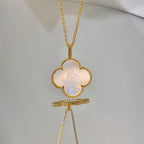 Aura CLOVER 25MM MOP LARGE PENDANT NECKLACE