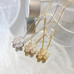 Aura FLOWER DIAMOND NECKLACE