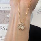 Aura FLOWER DIAMOND NECKLACE