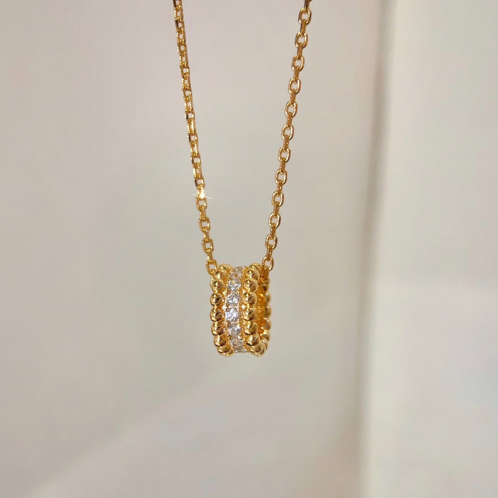 Aura PERLEE DIAMANT HALSKETTE