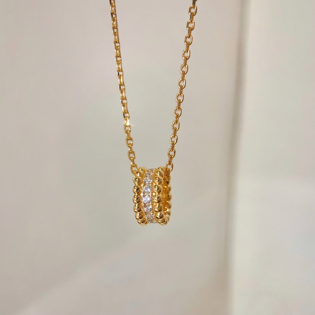 Aura PERLEE DIAMANT HALSKETTE