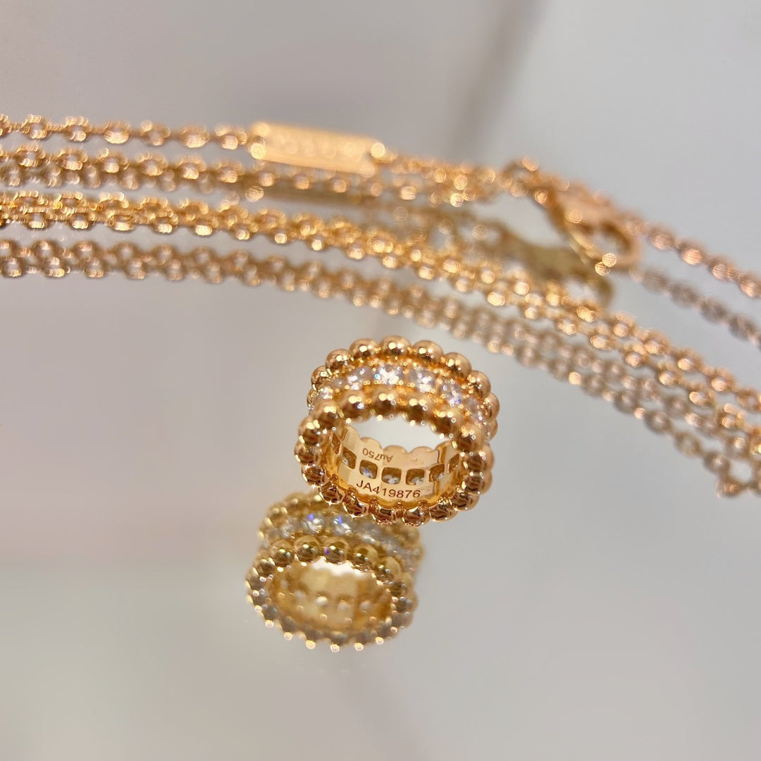 Aura PERLEE DIAMANT HALSKETTE