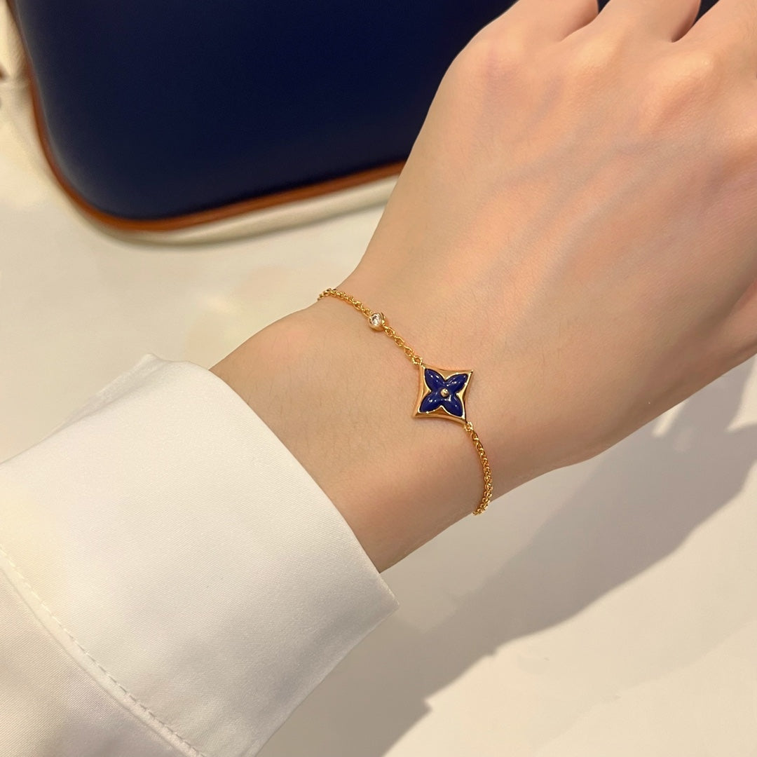 Aura COLOR STAR PINK GOLD DIAMOND BRACELET