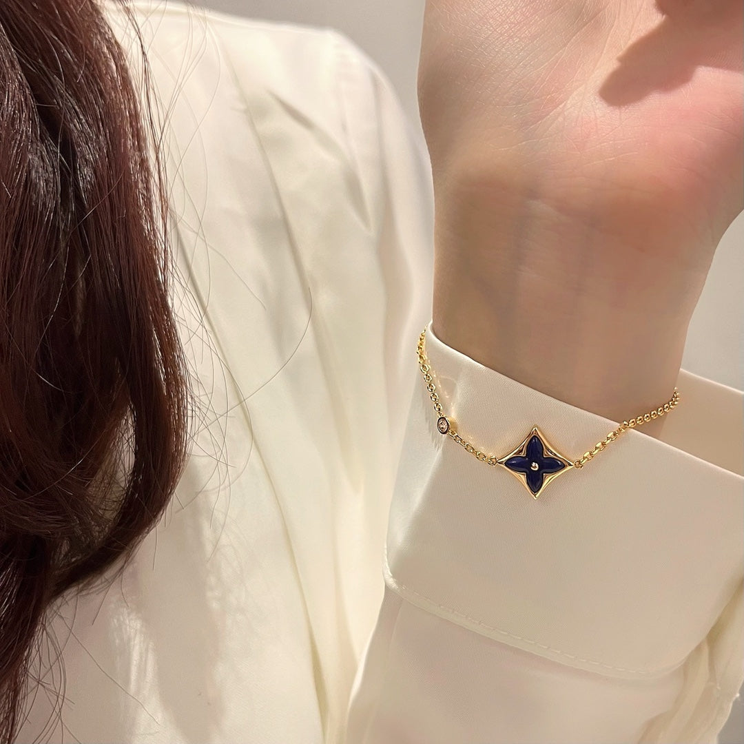 Aura COLOR STAR PINK GOLD DIAMOND BRACELET