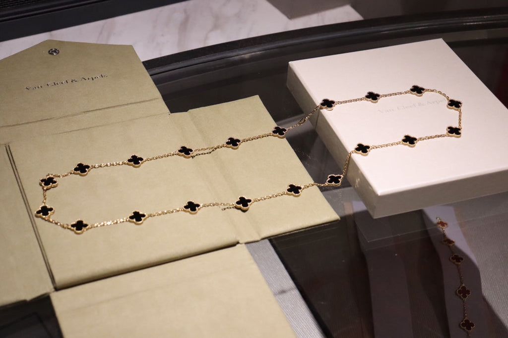 Aura CLOVER 20 MOTIFS ONYX ROSE GOLD