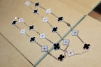 Aura CLOVER 20 MOTIFS ONYX DIAMOND SILVER
