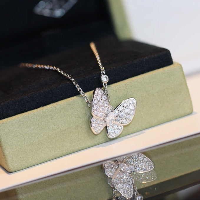 Aura BUTTERFLY DIAMOND NECKLACE