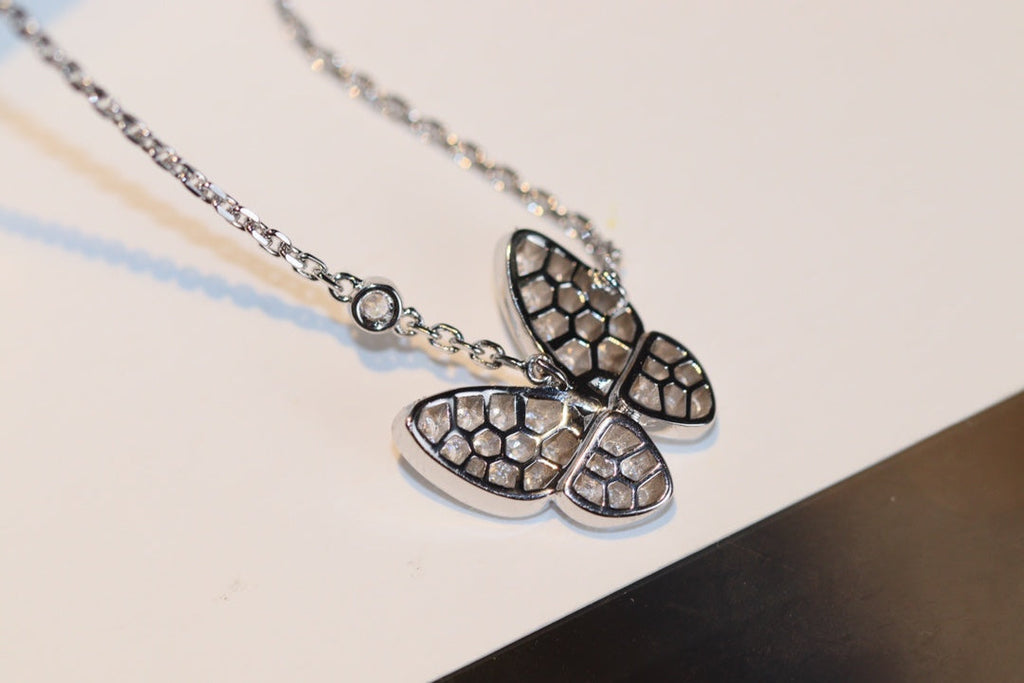 Aura SCHMETTERLING DIAMANTENHALSKETTE