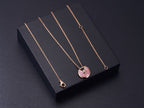 Aura AMULETTE ROSE GOLD PINK MOP NECKLACE