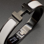 Aura H ARMBAND 12MM SCHWARZ WEISS KERAMIK