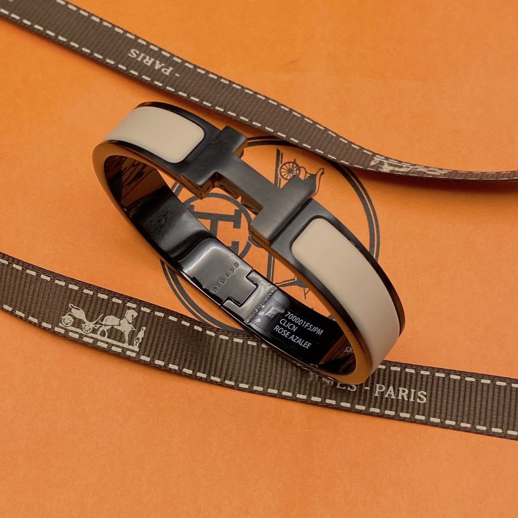 Aura H ARMBAND 12MM SCHWARZ BEIGE KERAMIK