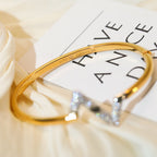 Aura VOLTE UPSIDE DOWN GOLD DIAMOND ARMBAND