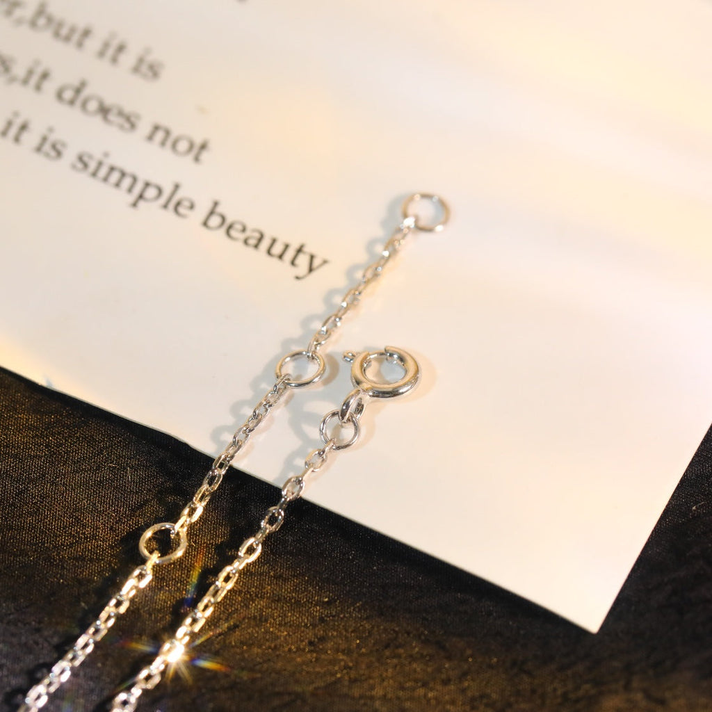 Aura SUN MOTIF PINK MOP SILVER BRACELET